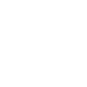 A large white quotation mark symbol on a transparent background.