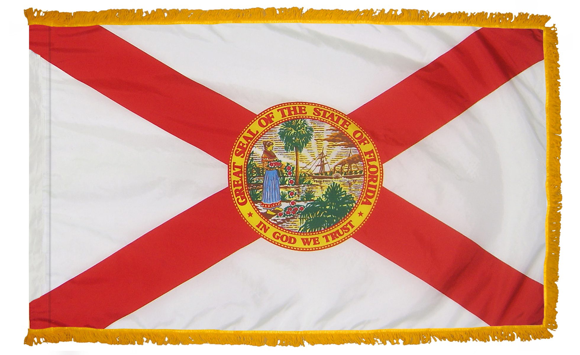 Flag of Florida with state seal.