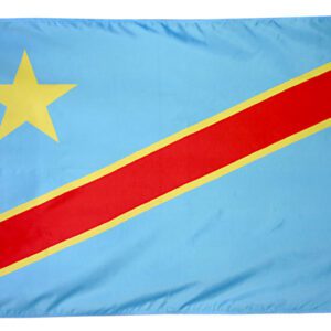 Flag of the Democratic Republic of Congo.