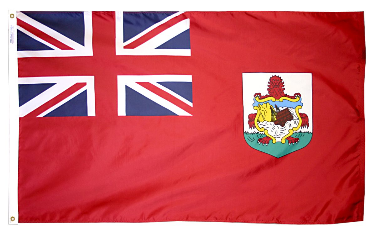 Flag of Bermuda with Union Jack.