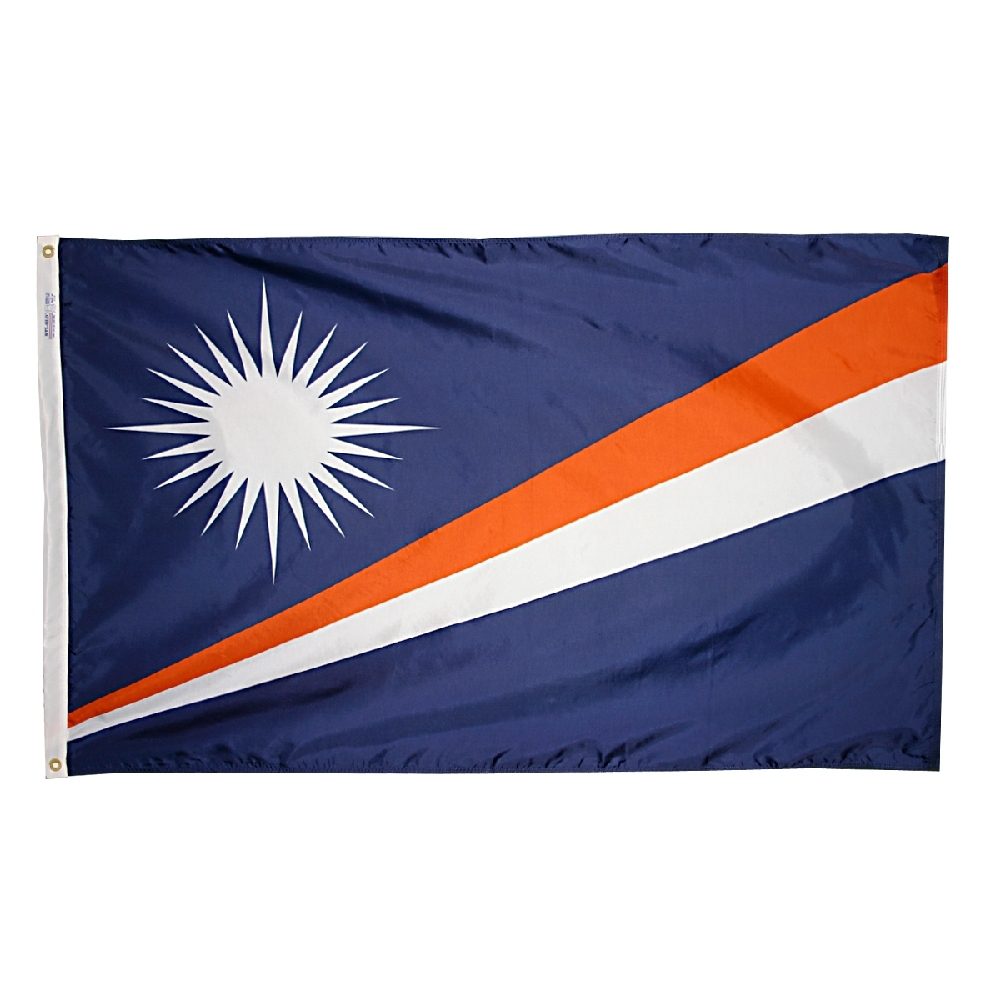 Flag of the Marshall Islands.